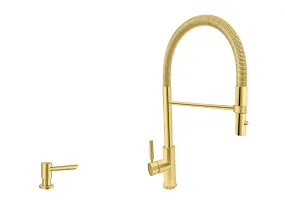 Acquaco 26.722BL-2 Balzare Pull Down Spring Kitchen Faucet 2pc. Suite