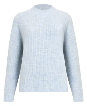 Carice Knit Crew Neck Jumper - Corfu Blue