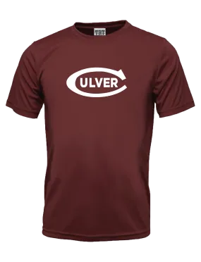 Culver Classic Short Sleeve Men's Performance Tee - Maroon