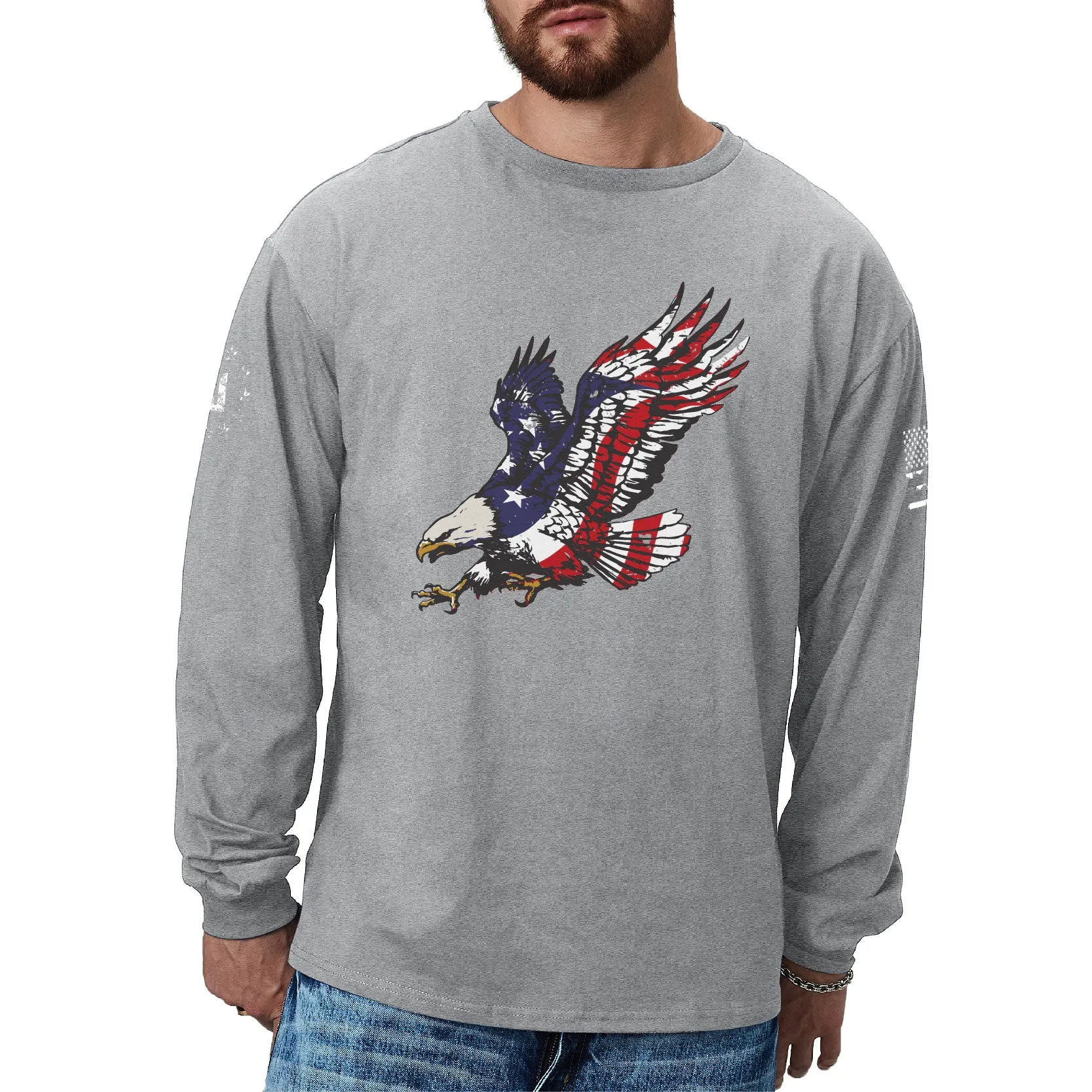 EAGLE GRAPHIC LONG SLEEVE T-SHIRT