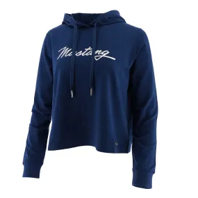 Ford Mustang Women's Foil Script Hooded Pullover