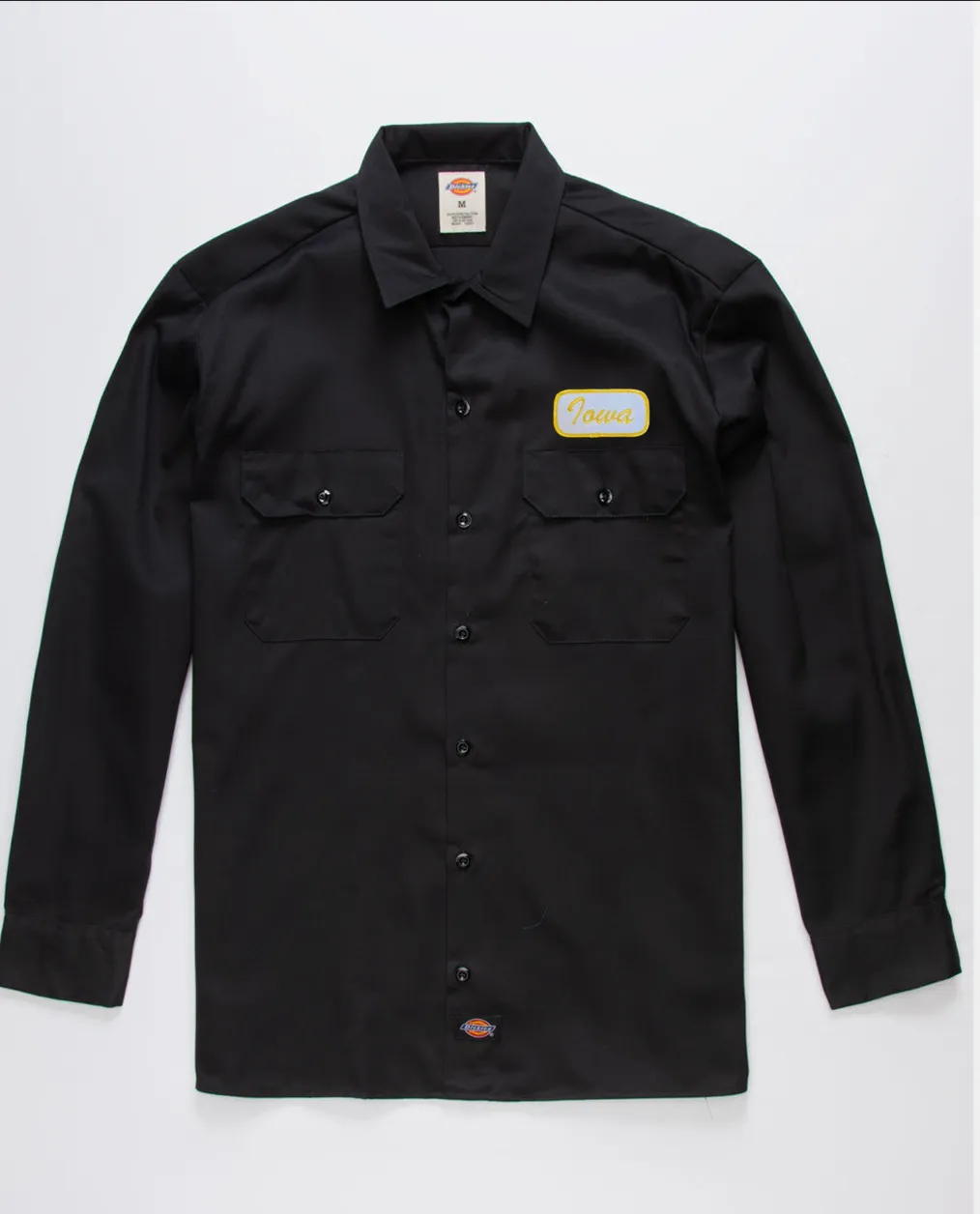 Iowa name plate Dickies work shirt