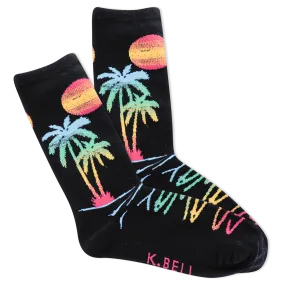 K.Bell Women's Go Away Crew Socks