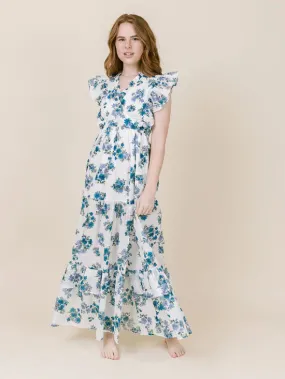 La Roque Marlowe Dress - Vintage Blue Floral