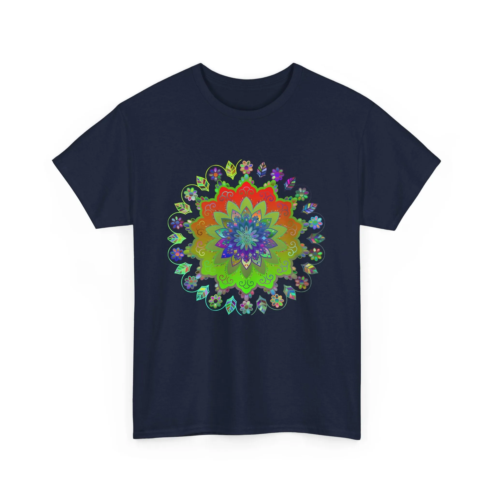 Mandala Art Yoga Mindfulness Tee 100% Cotton Unisex