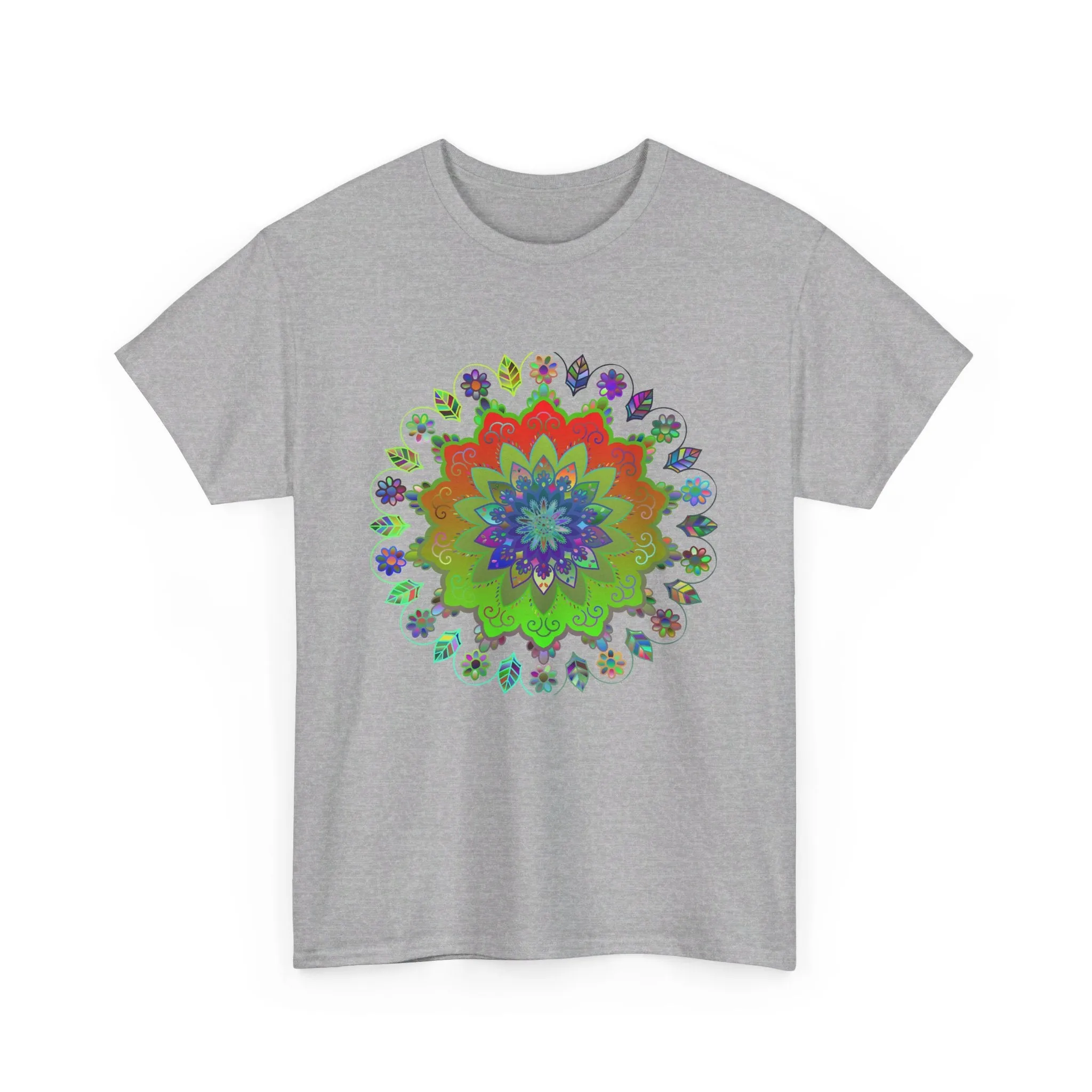 Mandala Art Yoga Mindfulness Tee 100% Cotton Unisex