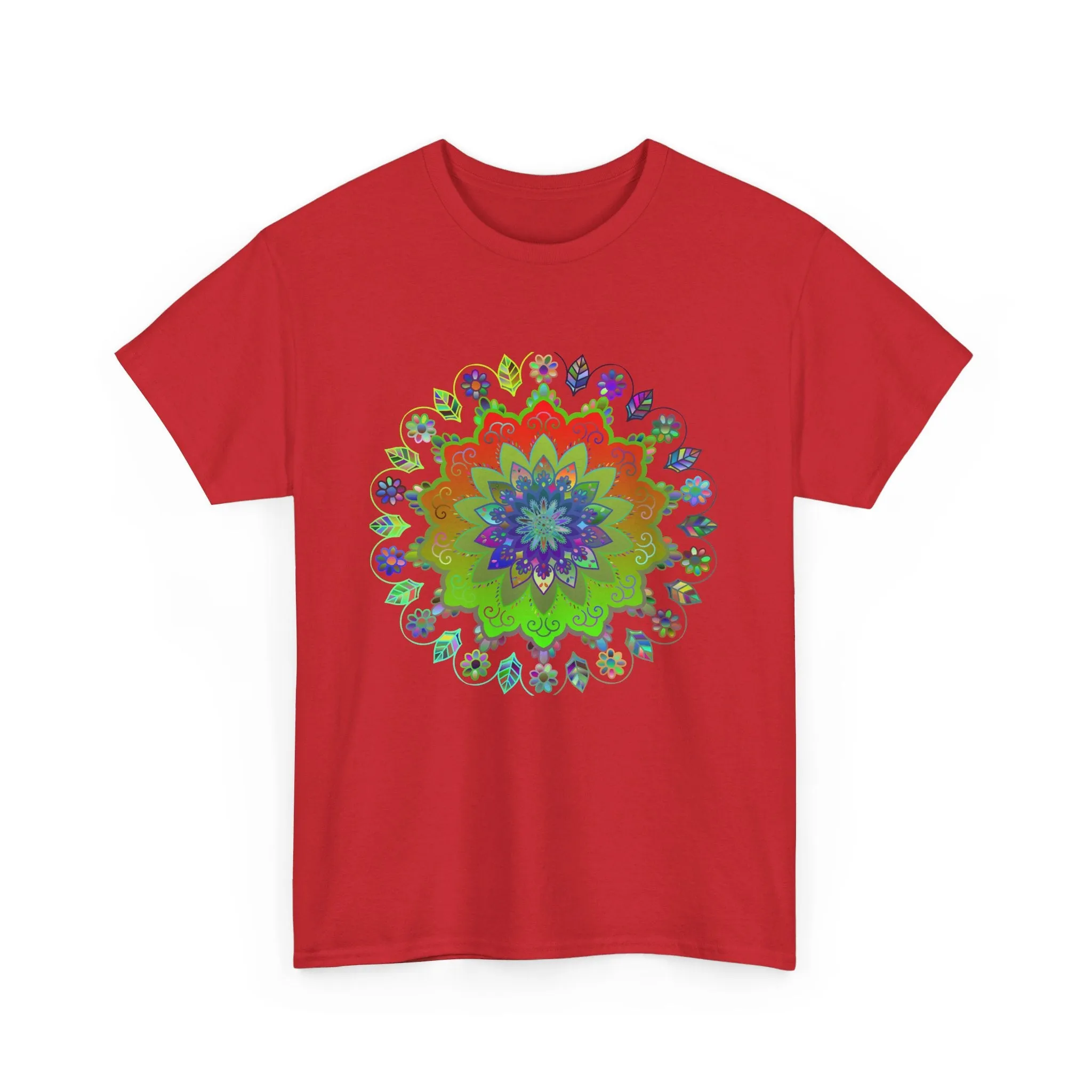 Mandala Art Yoga Mindfulness Tee 100% Cotton Unisex