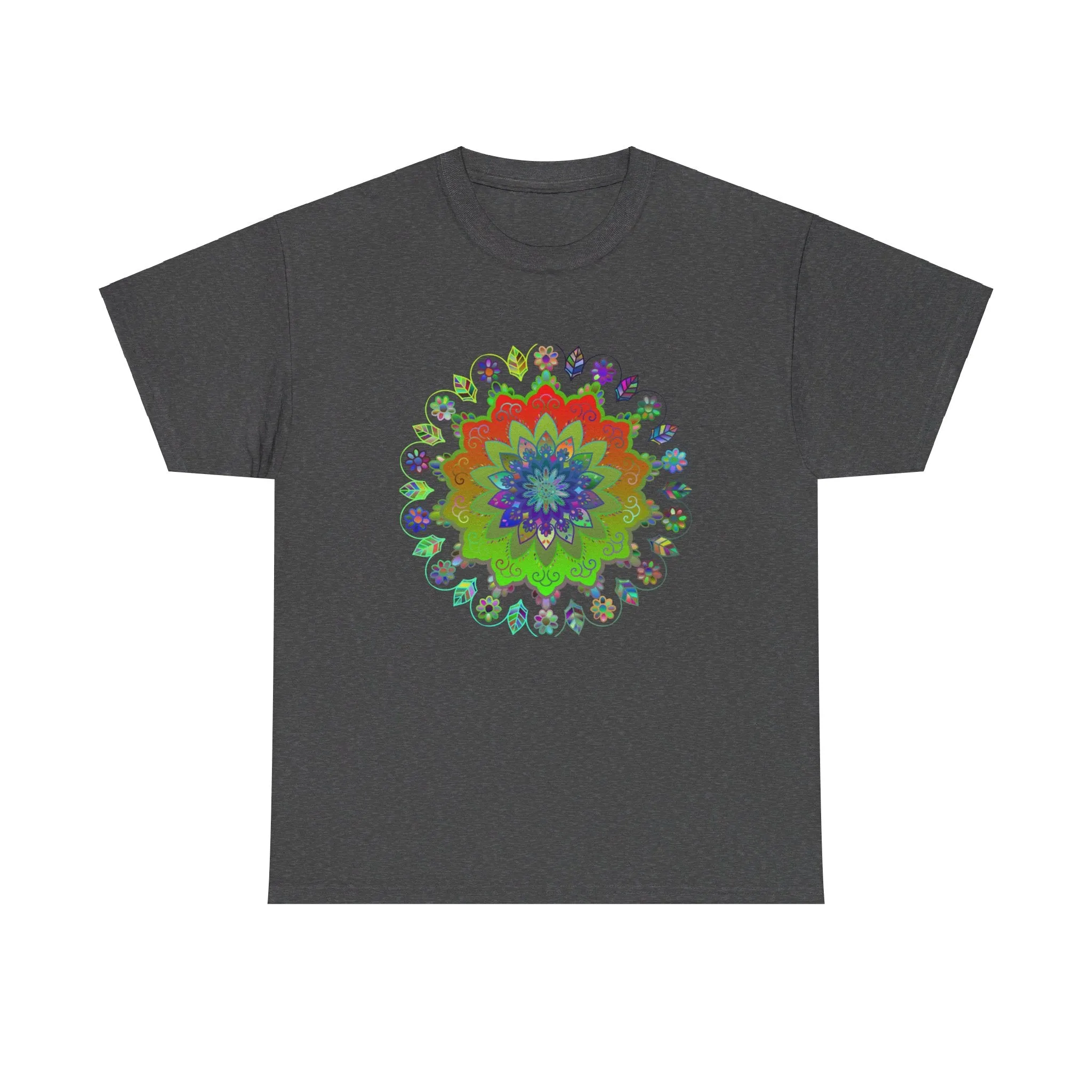 Mandala Art Yoga Mindfulness Tee 100% Cotton Unisex