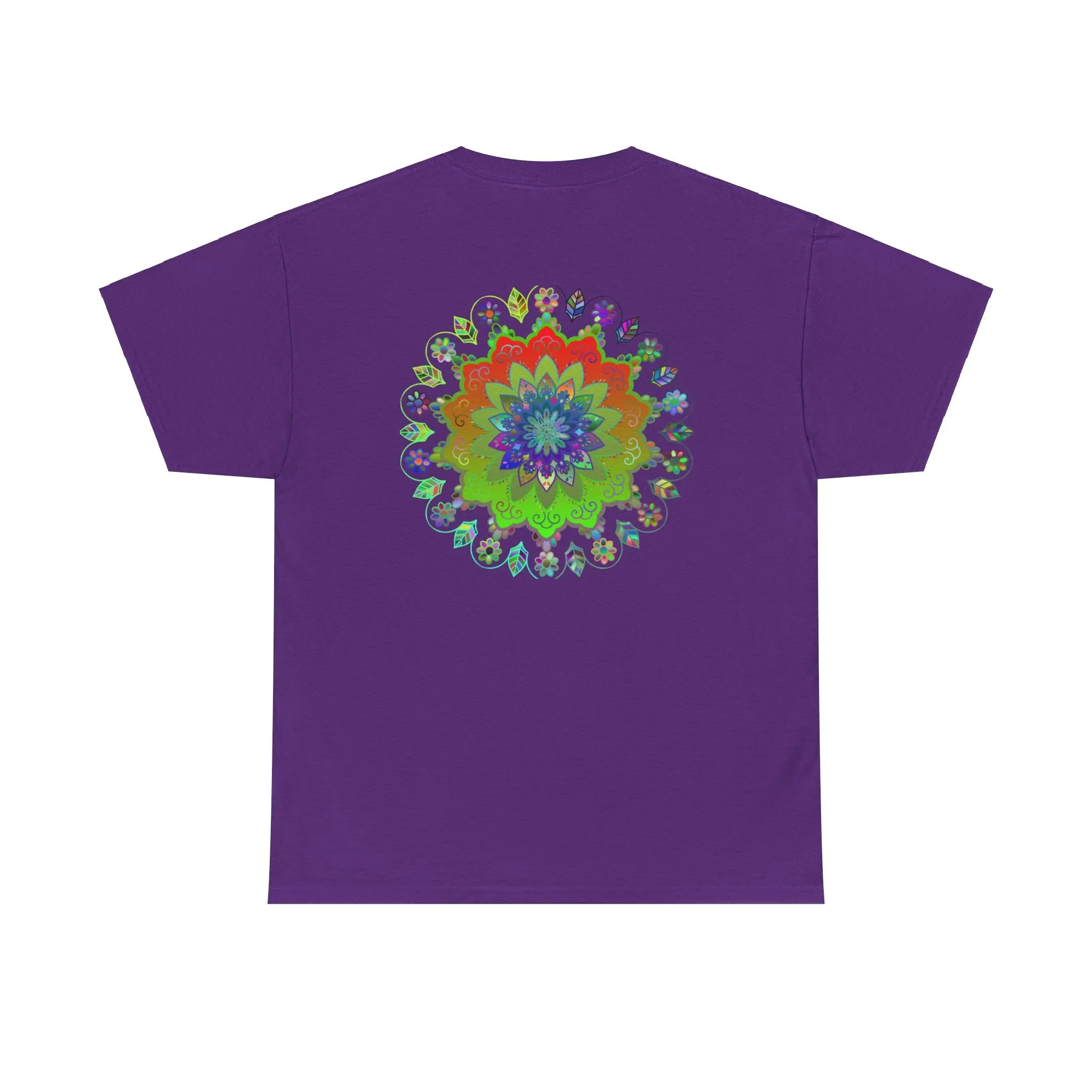 Mandala Art Yoga Mindfulness Tee 100% Cotton Unisex