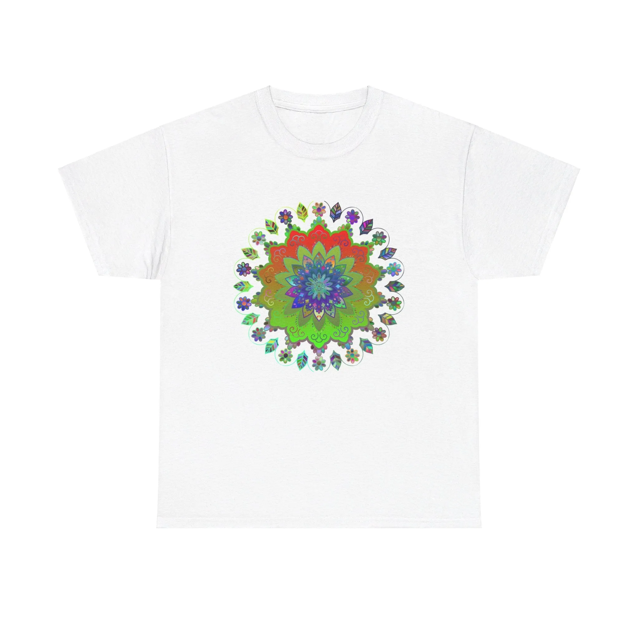 Mandala Art Yoga Mindfulness Tee 100% Cotton Unisex