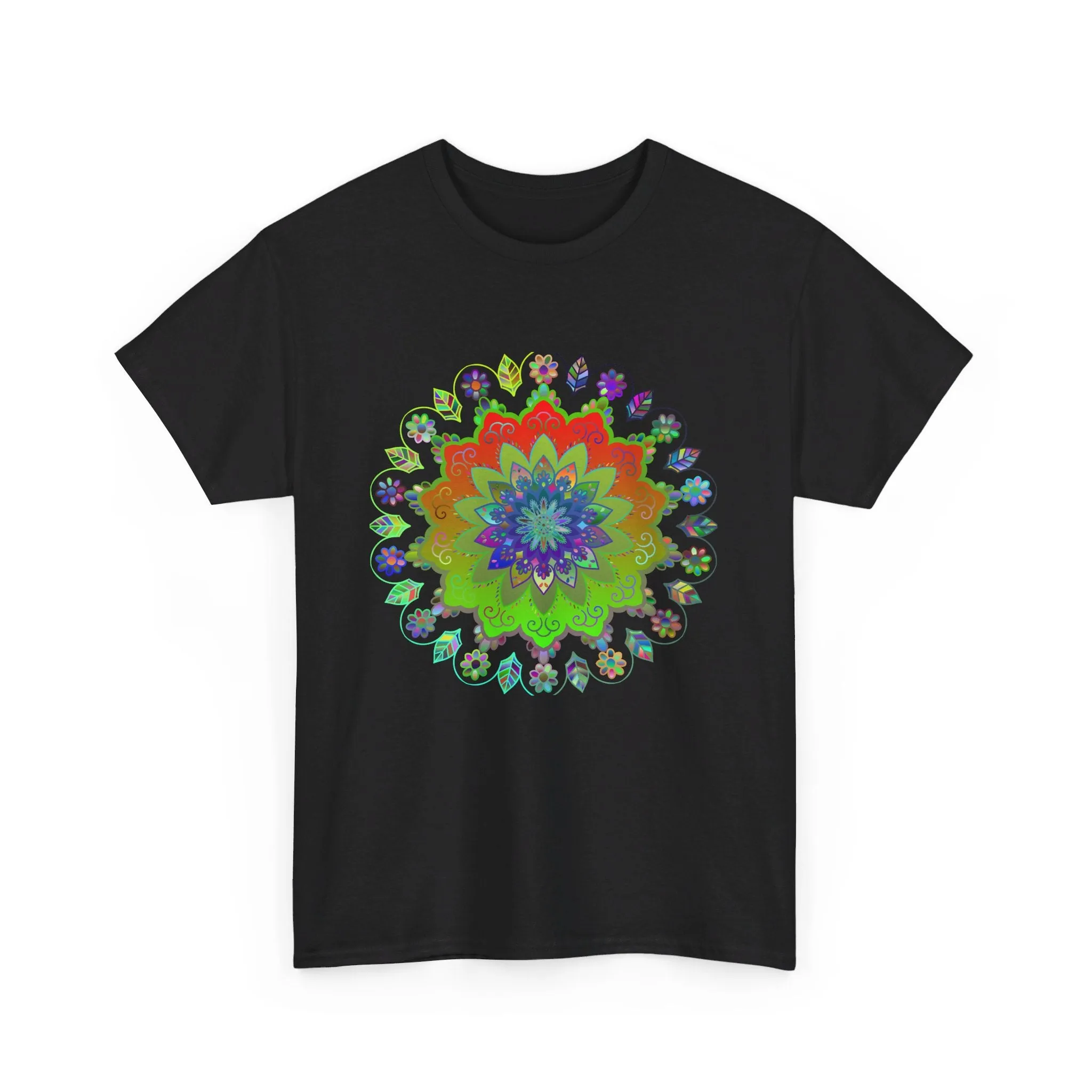 Mandala Art Yoga Mindfulness Tee 100% Cotton Unisex