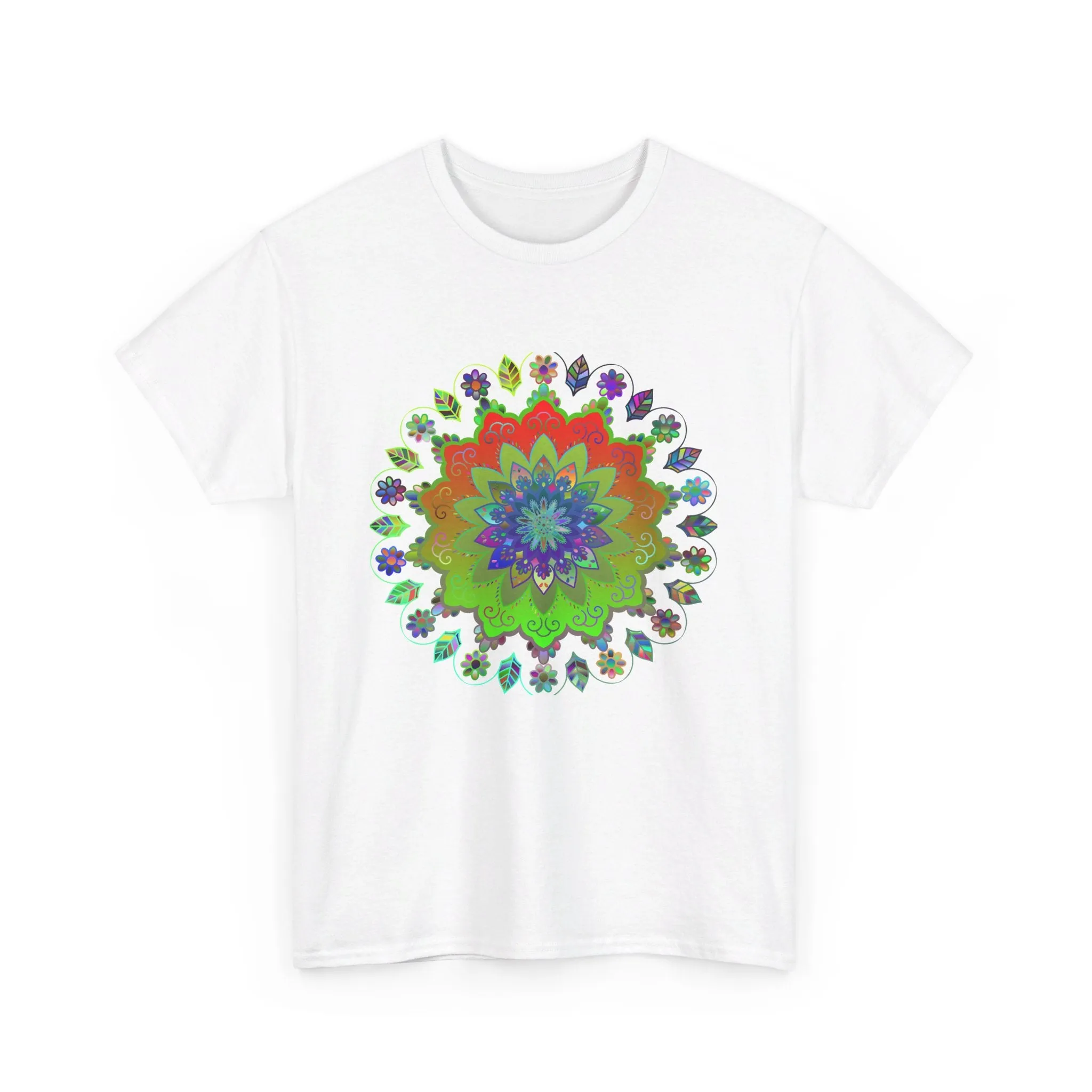 Mandala Art Yoga Mindfulness Tee 100% Cotton Unisex