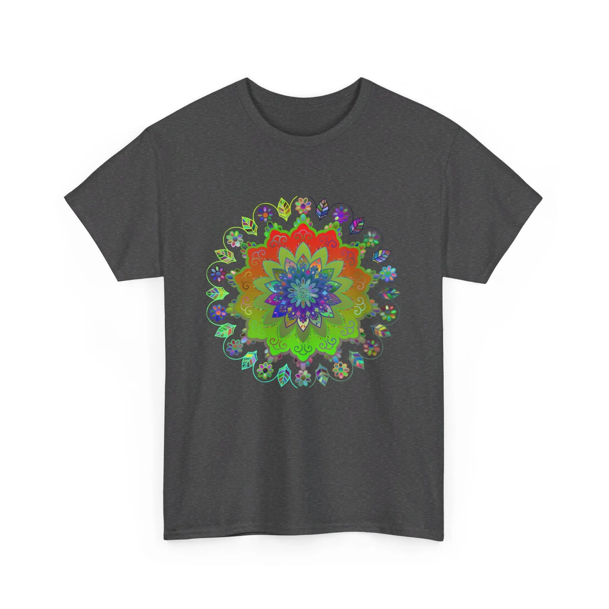 Mandala Art Yoga Mindfulness Tee 100% Cotton Unisex