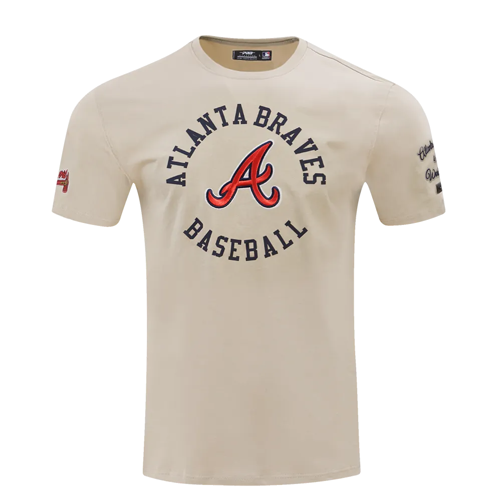 MLB ATLANTA BRAVES HYBRID MEN'S TOP (KHAKI)