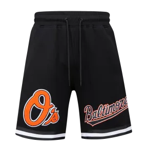 MLB BALTIMORE ORIOLES CLASSIC CHENILLE MEN'S DK SHORT (BLACK/ORANGE)