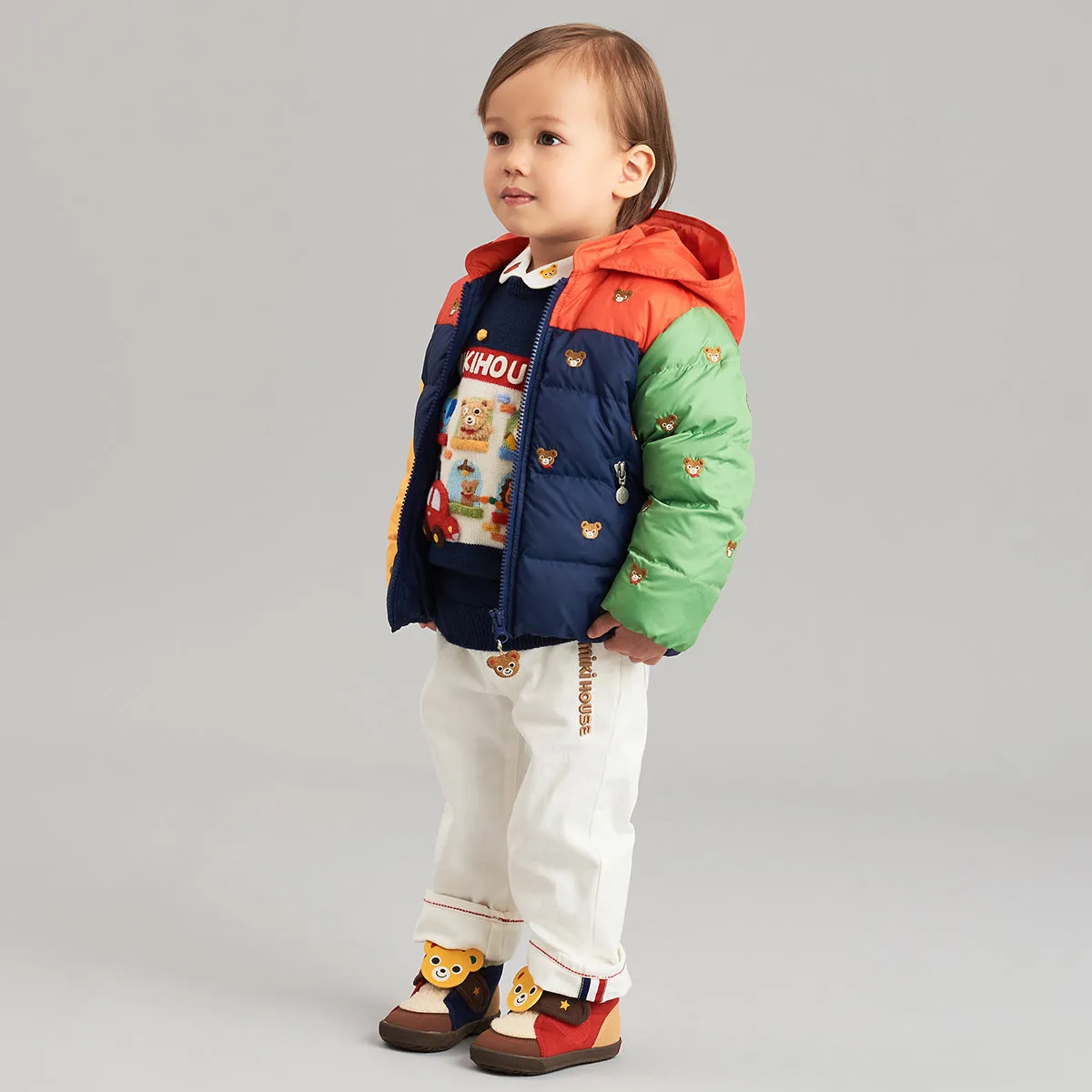 Pucci Bear All-Over Down Jacket