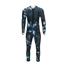 Stellar Adult Race Suit - Black/Turquoise