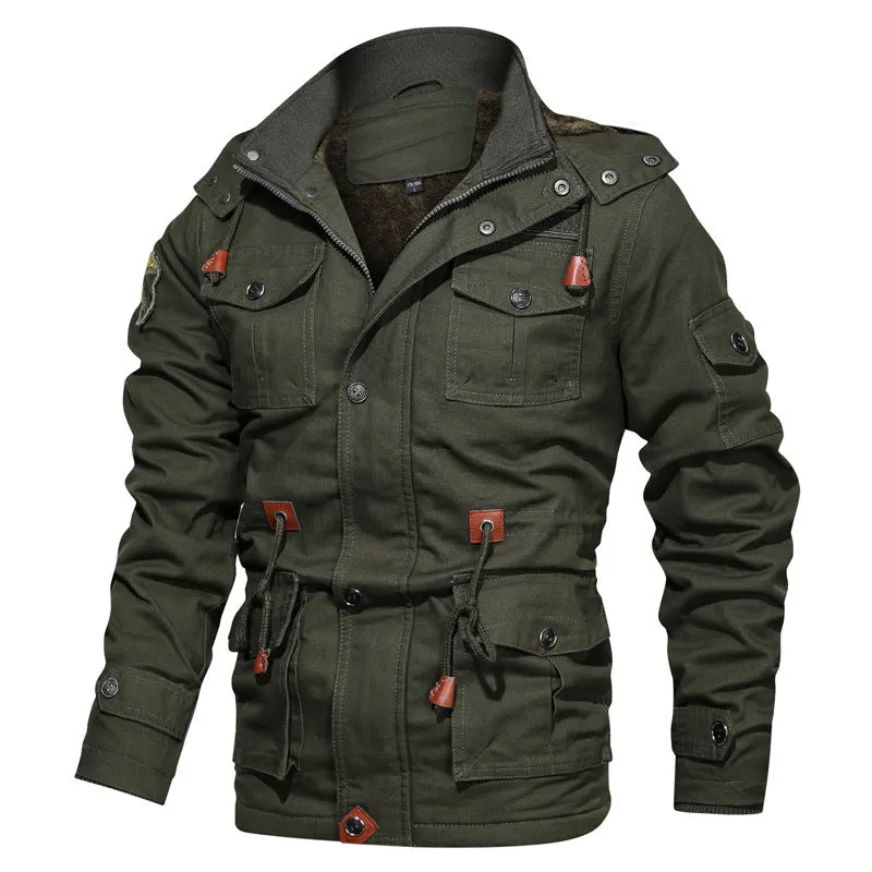 Style Thick Winter Inner Protection Men's Jacket