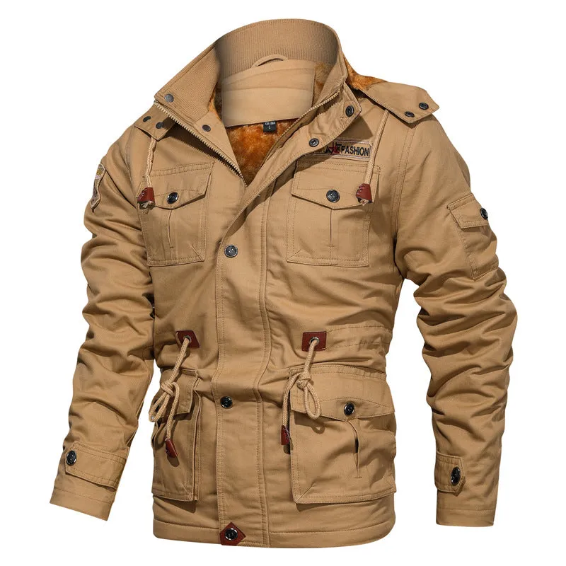 Style Thick Winter Inner Protection Men's Jacket