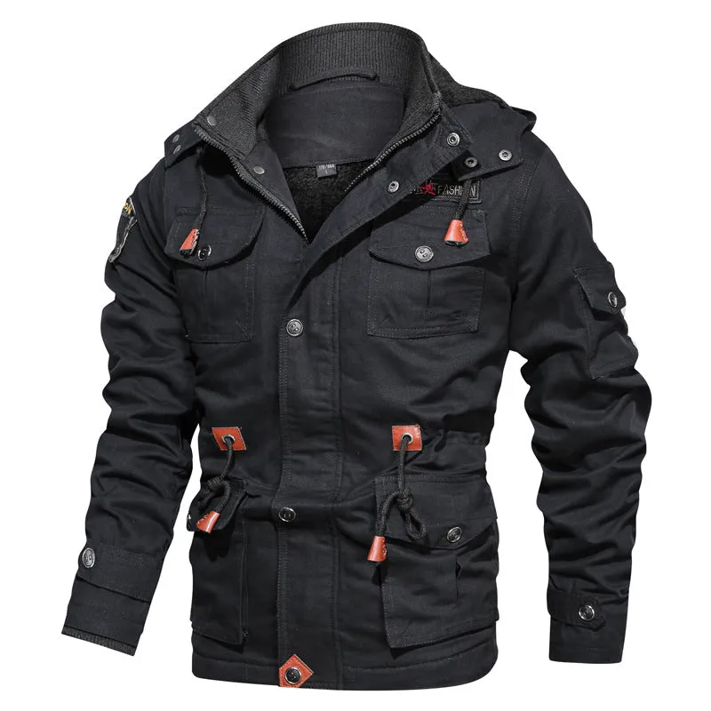 Style Thick Winter Inner Protection Men's Jacket