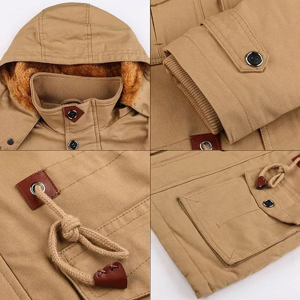 Style Thick Winter Inner Protection Men's Jacket