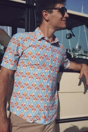 The Boatyard Button Down - Spritzed