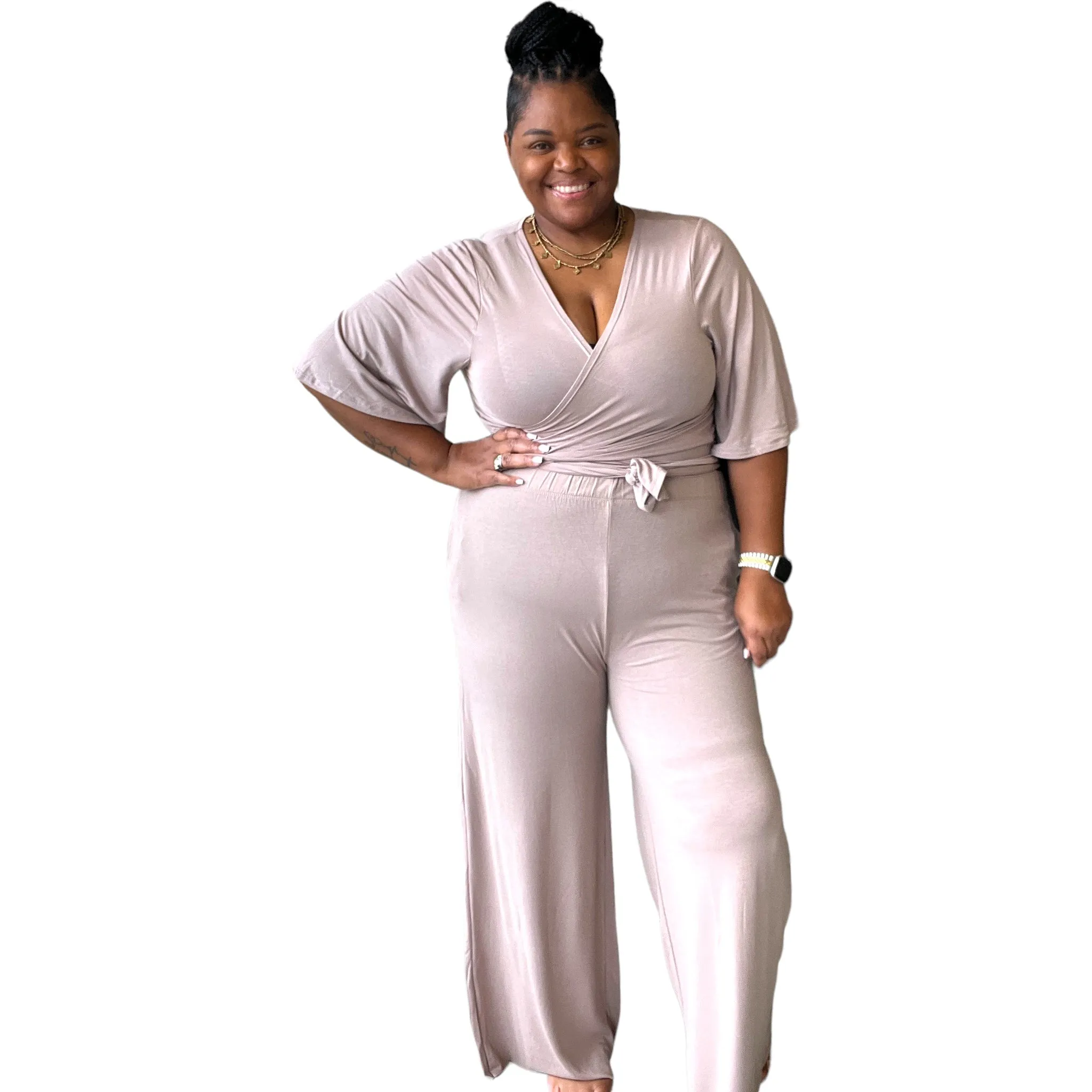 The Jana Wide Leg Pants Set