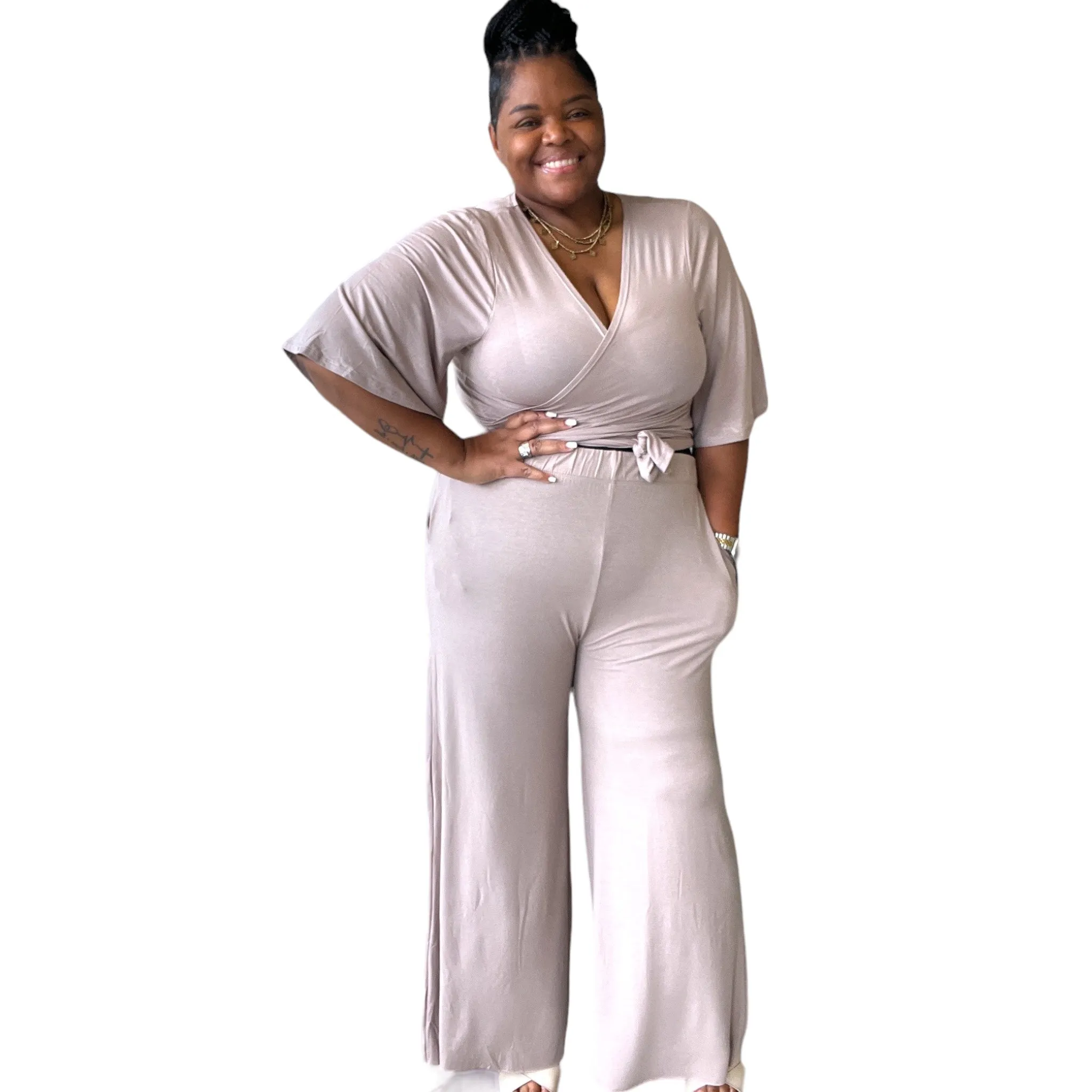 The Jana Wide Leg Pants Set